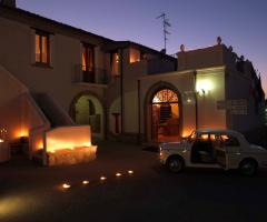 Illuminazione notturna del Feudo degli Ulivi