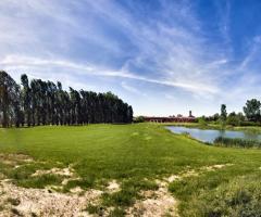 Laghetto della villa per matrimoni