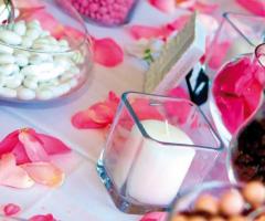 Buffet dei confetti del Mondello Palace Hotel