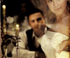 Foto riflessa degli sposi