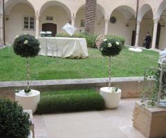 Cerimonia di matrimonio in giardino