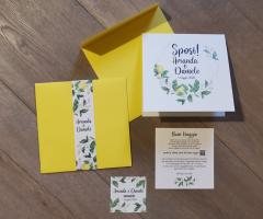 Studio Armonie Creative - Invito tema fiori di limoni
