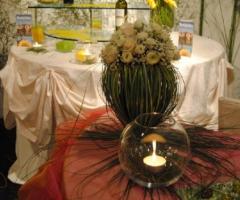 Allestimenti floreali per la location di matrimonio