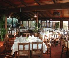 Caratteristica sala interna dell'Azienda Agrituristica Arabesque