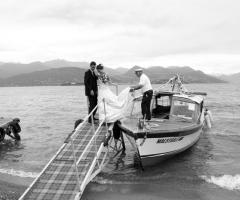 Giro in barca per un Matrimonio da ricordare