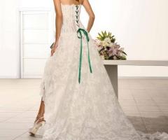 Abito con nastro verde - Clara Couture