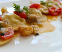 Hotel de la Ville - Ravioli Vongole e spada