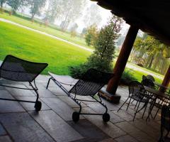 Portico dell'agriturismo Barcella al Mulino