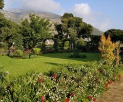 Villa Bonocore Maletto - Uno scorcio del grande giardino della villa