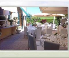 Un particolare della location esterna