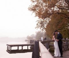 Foto del bacio degli sposi