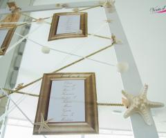 Oro e bianco tema mare Vento d'Eventi