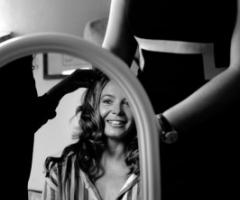 Foto dei preparativi della sposa