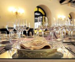 Mise en place per il matrimonio