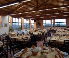 Ampia sala ricevimento matrimonio presso Il Giardino del Sole