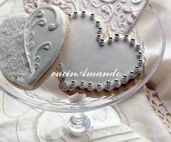 Biscotti personalizzati a forma di cuore