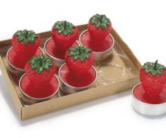 Candele a forma di fragole - Bomboniere MPM