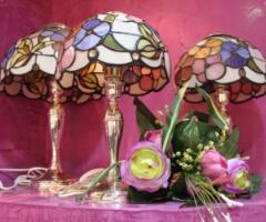 Lampade stile Tiffany per gli sposi