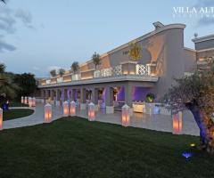 Villa Althea Ricevimenti - La location al tramonto