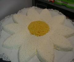 Torta margherita a forma di fiore