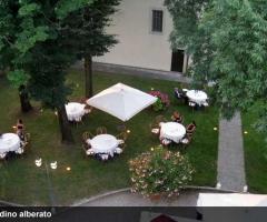 Giardino per il ricevimento di matrimonio
