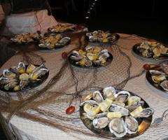 Ostriche al banchetto di matrimonio