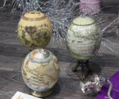 Uova di struzzo per le bomboniere di matrimonio