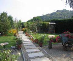 Giardino della location di nozze 
