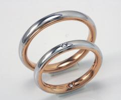 Biffi Gioielli - Fedi in oro bianco e rosa