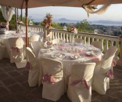 Terrazza con vista panoramica per il matrimonio - Villa Falanghina