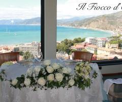 Mise en place tavolo sposi