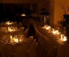 Mise en place a lume di candela