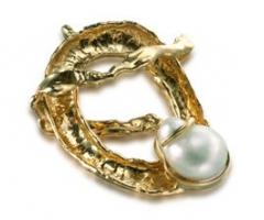 Gioiello d'oro e perla artigianale Semprucci