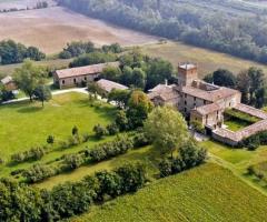Veduta aerea della location di matrimonio - Palazzo di Cuzzano