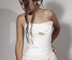 Autentico corpetto per un abito da sposa originale e moderno