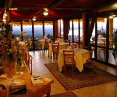 Interni del ristorante Dalla Gioconda