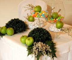 Confettata per il ricevimento di nozze