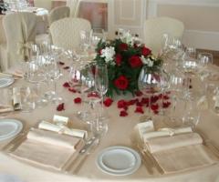 Tavolo per il ricevimento di matrimonio