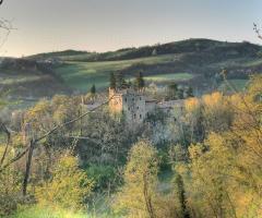 Il castello immerso nella natura