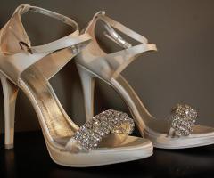 Scarpe da sposa con plateau