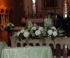 Addobbo floreale chiesa