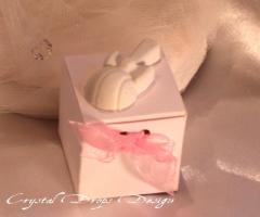 Box portaconfetti con ceramica profumata - Crystal Drops Design