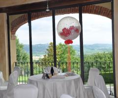 Vista dalla sala interna