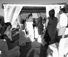 Gazebo durante un ricevimento di matrimonio al BBK