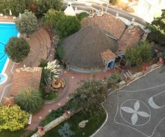 l'hotel visto dall'alto