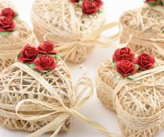 Chico Mendes Onlus - Scatolina cuore in abaca dal Perù