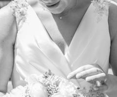 Valentina Valente Fotografa - Ritratto della sposa in bianco e nero