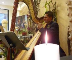 Andrea Bonaldo durante un'esibizione