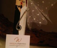 Segnaposto artigianale della wedding planner Wanda Lombardo a Catania