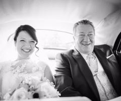 Dario Imparato Foto - L'arrivo in macchina della sposa